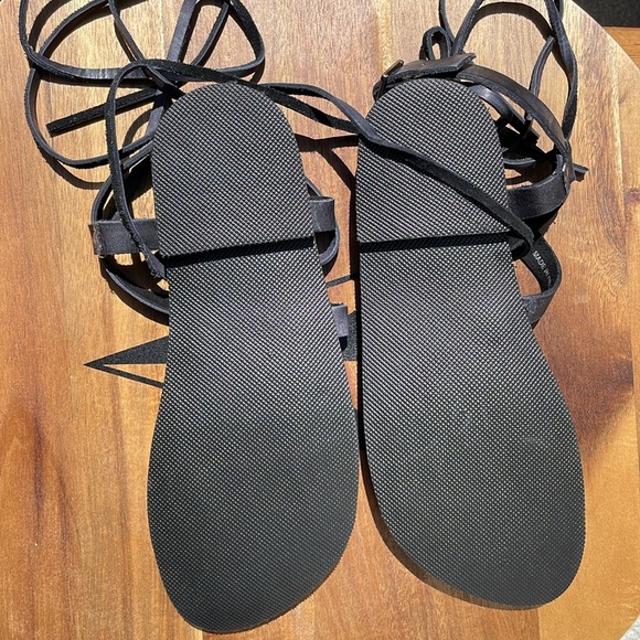 NWOT Free People Women’s Willow Wrap Gladiator Lace Up Leather Sandals Size 38 - Picture 9 of 11